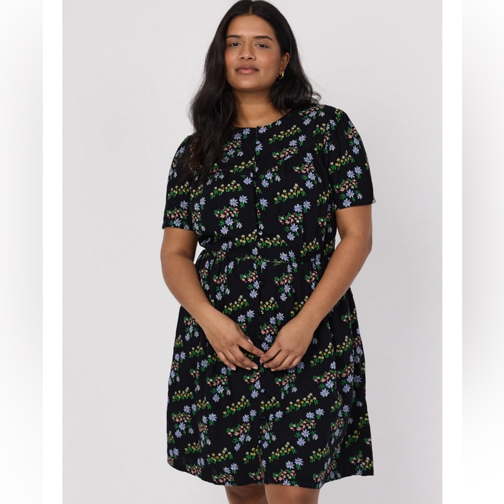 NWT Joanie “Ida” Floral Print Tea Dress - 16